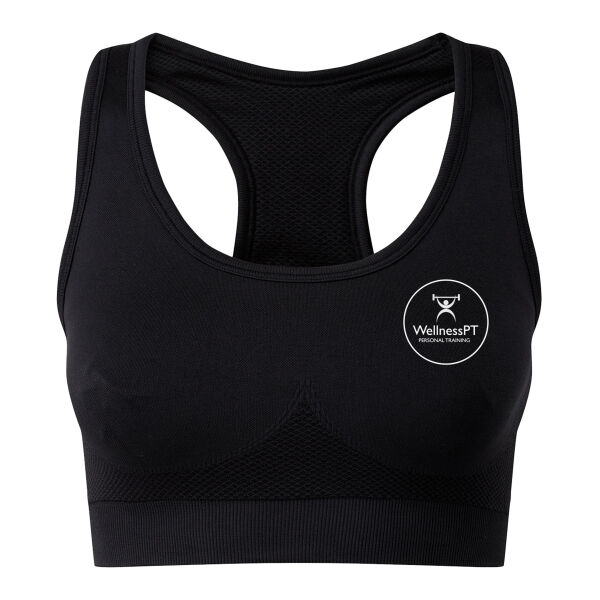 Wellness PT  - Women's Seamless '3D Fit Sculpt Solid Colour Bra Thumbnail